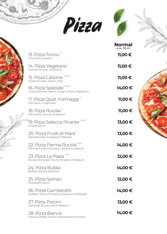 Menu_Holzofen Pizza La Piazza_Pegnitz_immagine_4