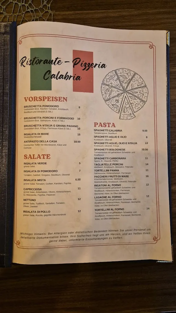 Menu_Ristorante - Pizzeria Calabria_Aichelberg_immagine_1
