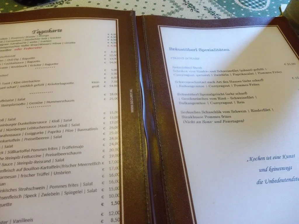 Menu_Bräustüberl Leinburg Inh. Willibald Tiffner_Leinburg_immagine_2