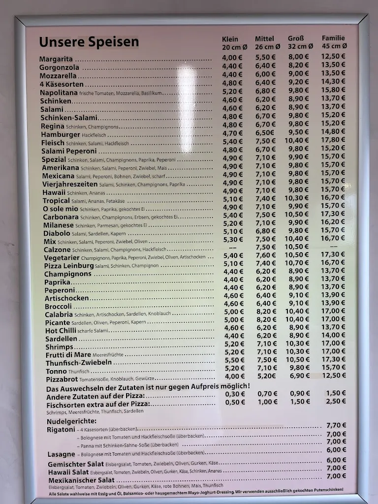 Menu_Pizza House Leinburg_Leinburg_immagine_3