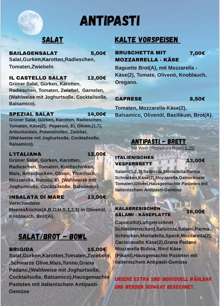 Menu_Il Castello - Ristorante & Pizzeria Leinburg_Leinburg_immagine_2