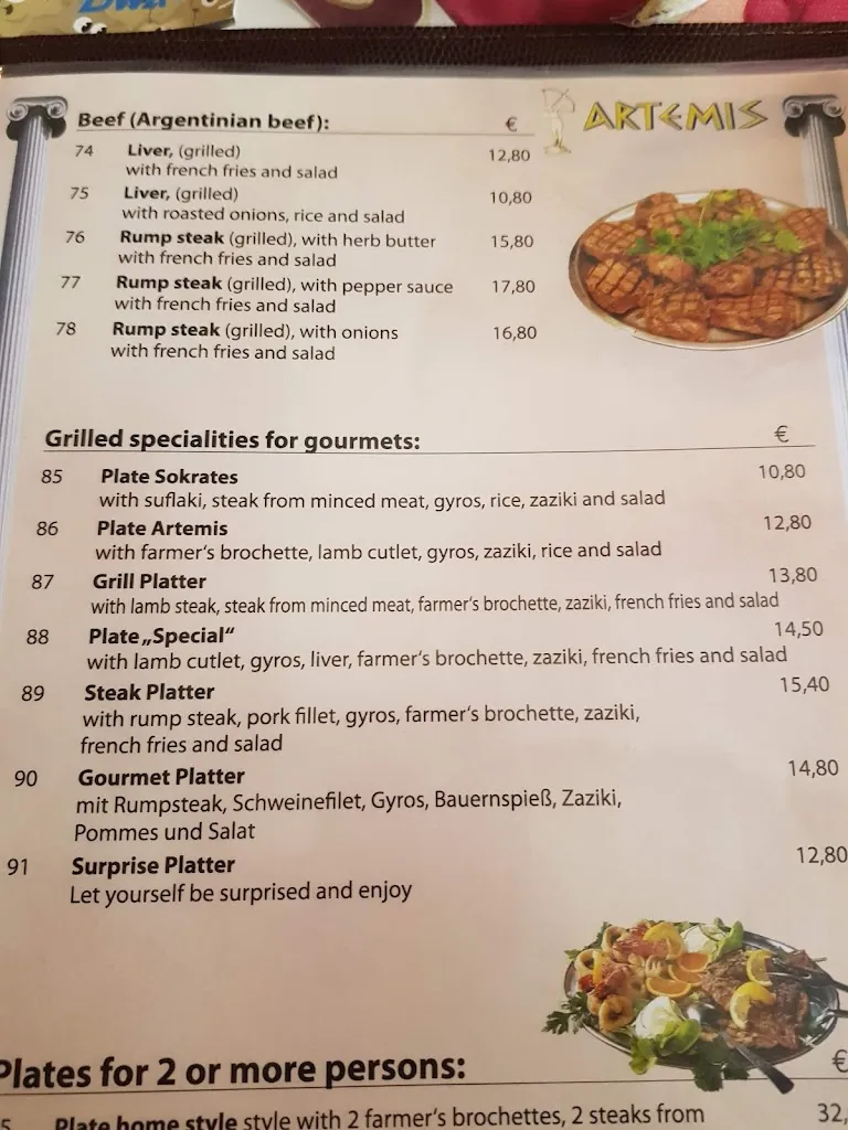 Menu_Artemis Lichtenau_Lichtenau_image_1