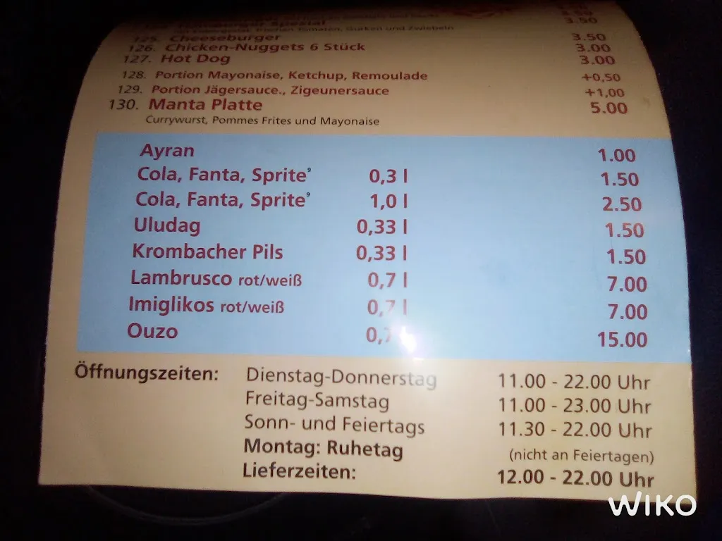 Menu_Restaurant Lichtenauer Döner Kebab_Lichtenau_immagine_1
