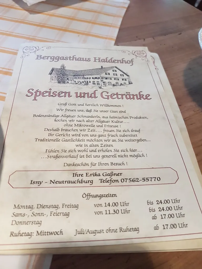 Menu_Berggasthaus Haldenhof_Allgäu_immagine_1