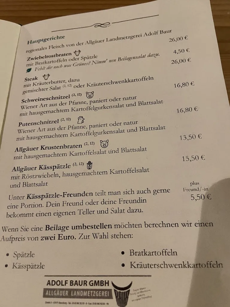 Menu_Berggasthaus Haldenhof_Allgäu_immagine_2