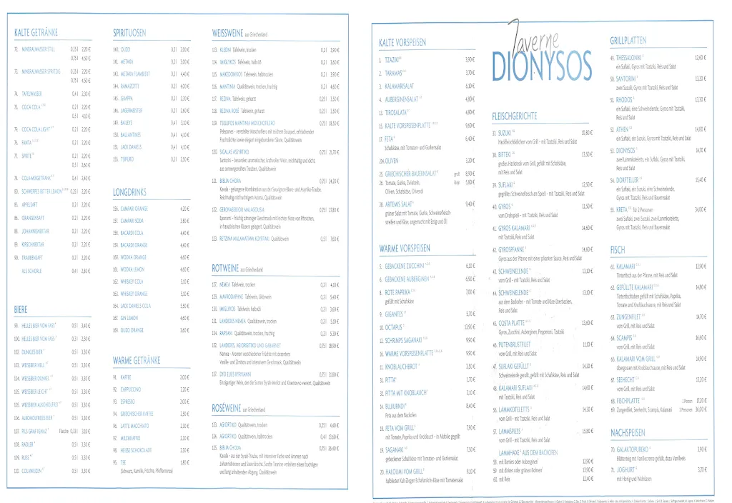 Menu_Taverne Dionysos_Mainburg_image_1