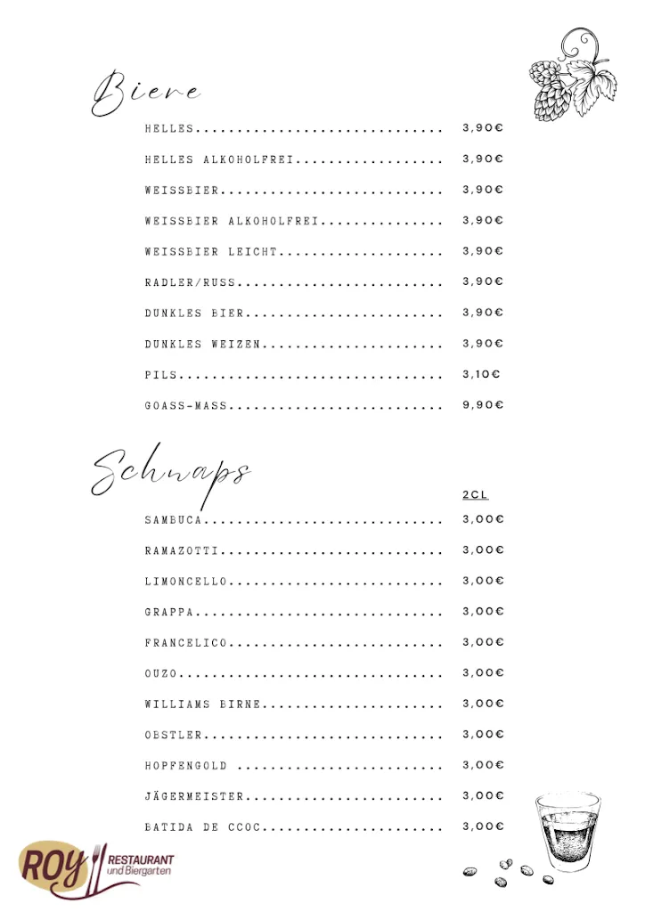 Menu_Restaurant Roy_Mainburg_immagine_2