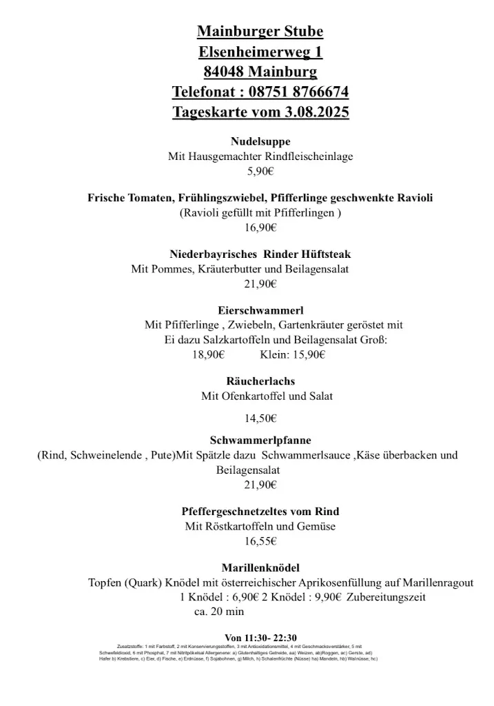 Menu_Mainburger Stube_Mainburg_image_3