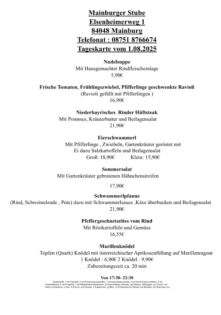 Menu_Mainburger Stube_Mainburg_image_4