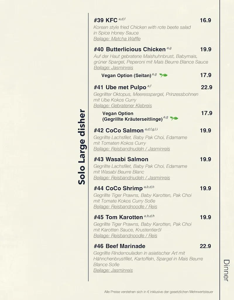 Menu_SOYO - Restaurant & Bar_Landshut_immagine_2