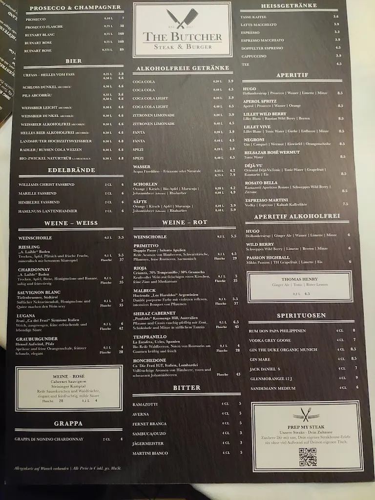 Menu_The Butcher_Landshut_immagine_4