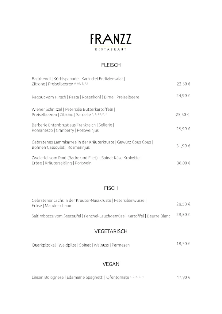 Menu_FRANZZ Restaurant_Landshut_image_1