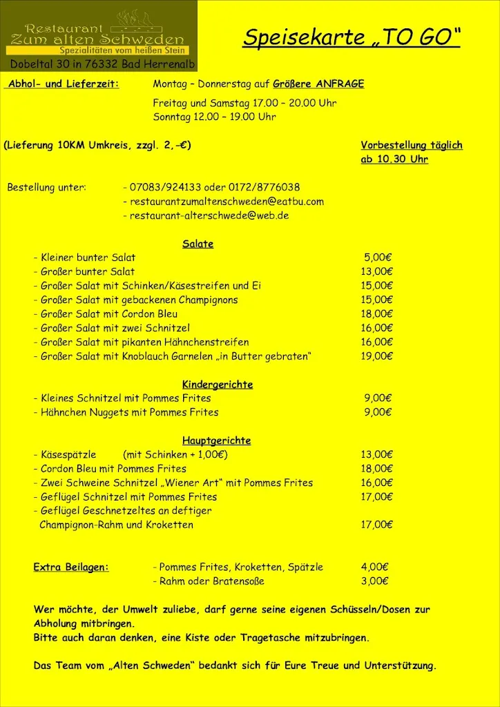 Menu_Restaurant Zum Alten Schweden_Herrenalb_image_1