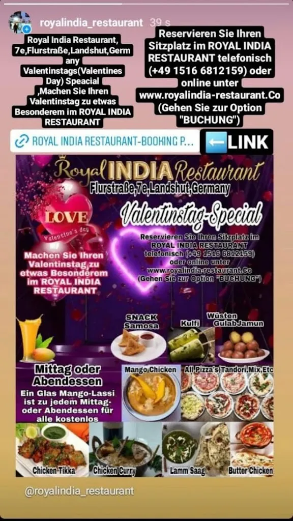 Menu_Royal India Restaurant_Landshut_image_1