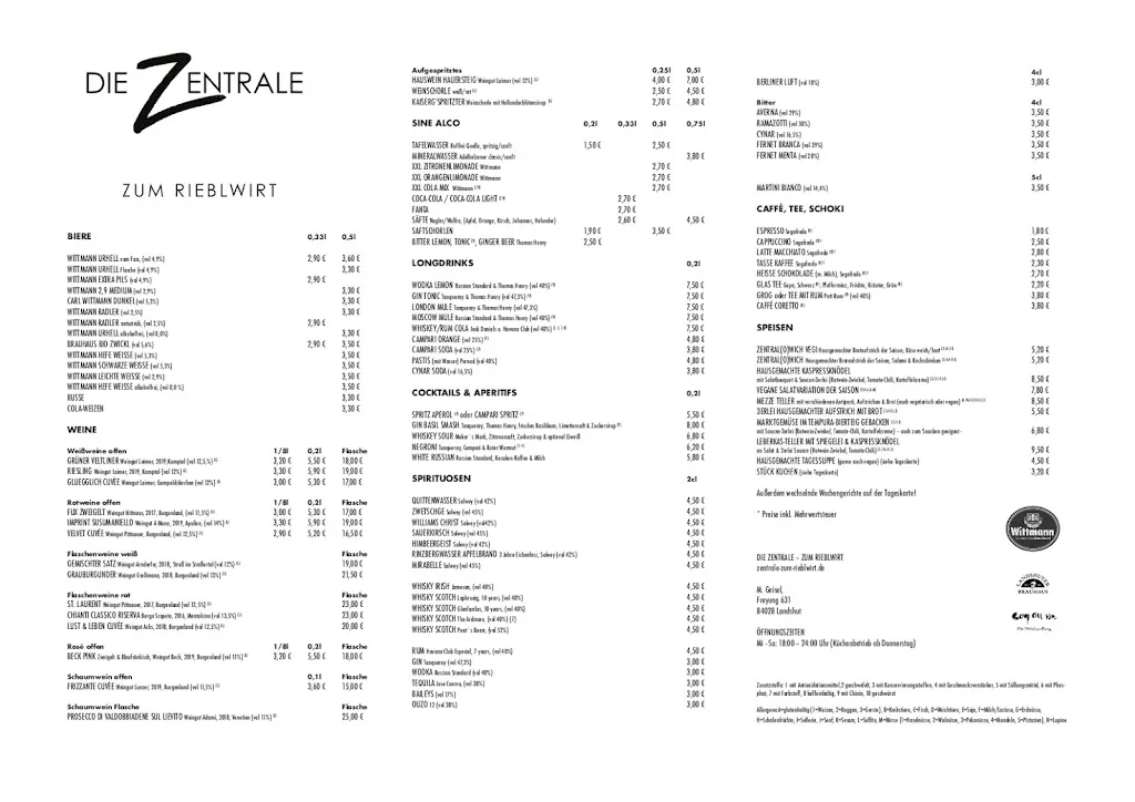 Menu_Gasthaus Zum Rieblwirt_Landshut_image_1