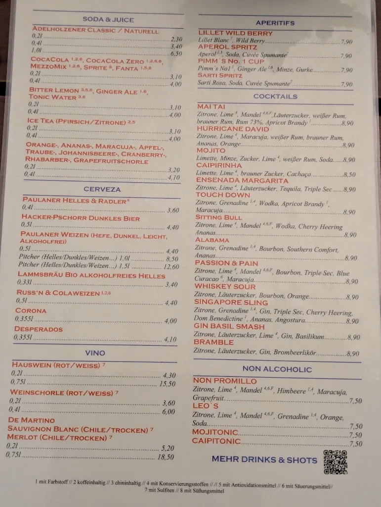 Menu_Cantina Ensenada Landshut_Landshut_immagine_1