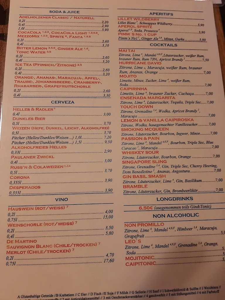 Menu_Cantina Ensenada Landshut_Landshut_immagine_4