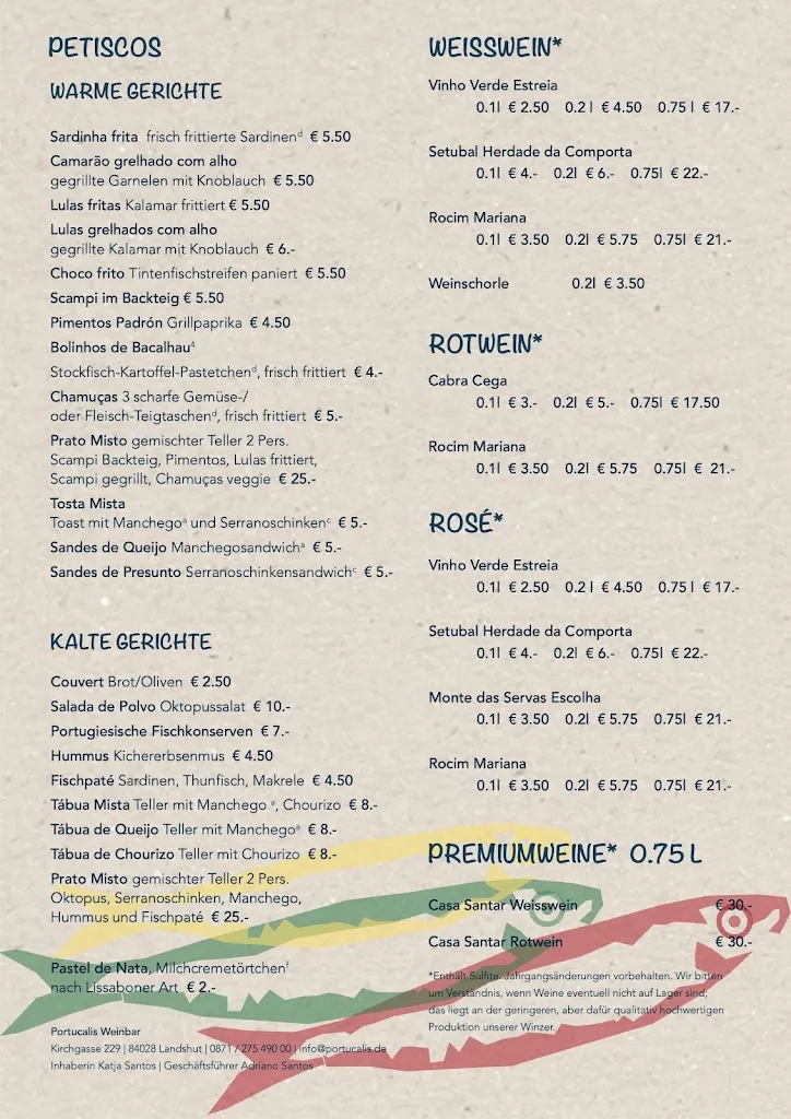 Menu_Portucalis, Wein Bar_Landshut_immagine_1