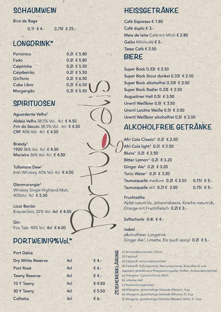 Menu_Portucalis, Wein Bar_Landshut_immagine_2