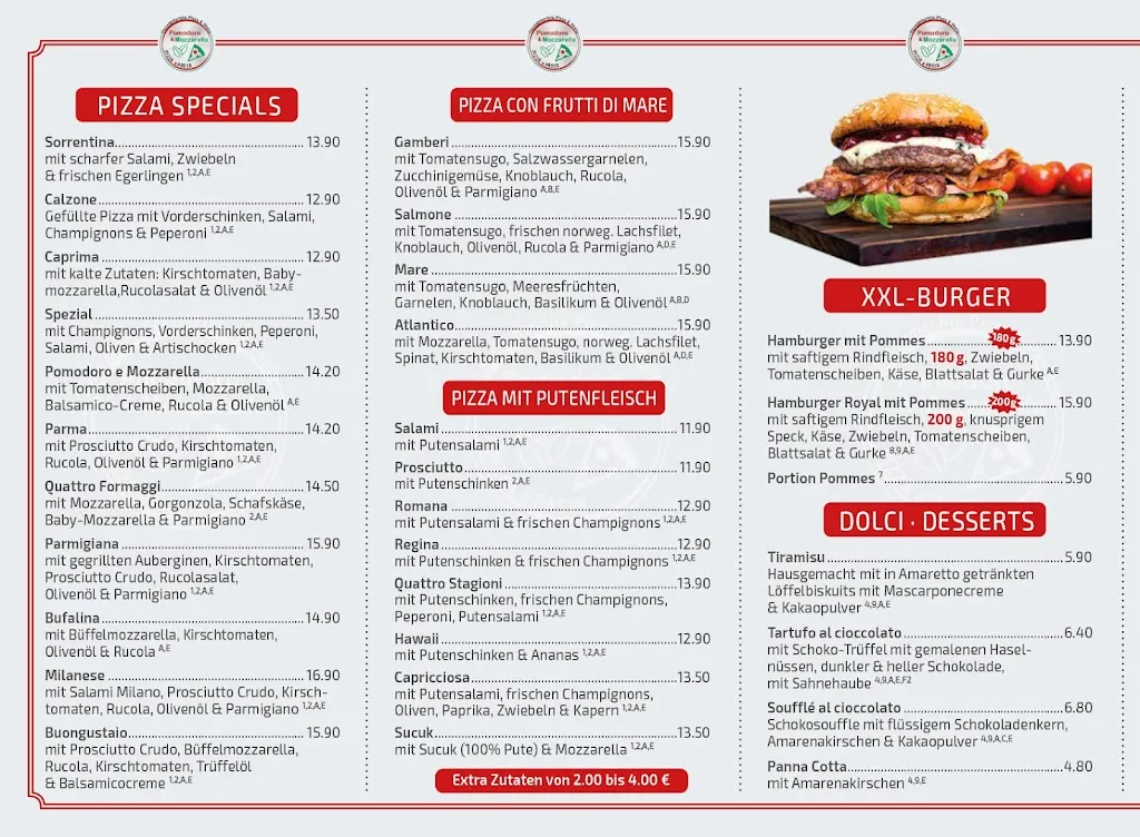 Menu_Pizzeria Pomodoro & Mozzarella_Landshut_image_1
