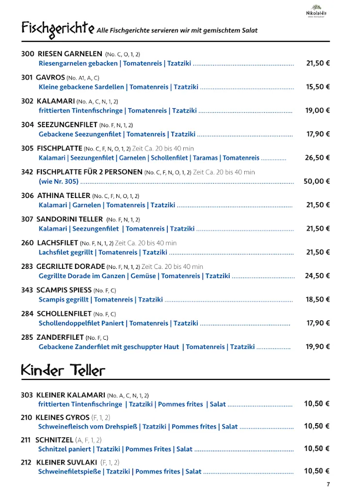 Menu_Nikolaidis Griechisches Restaurant_Landshut_image_3