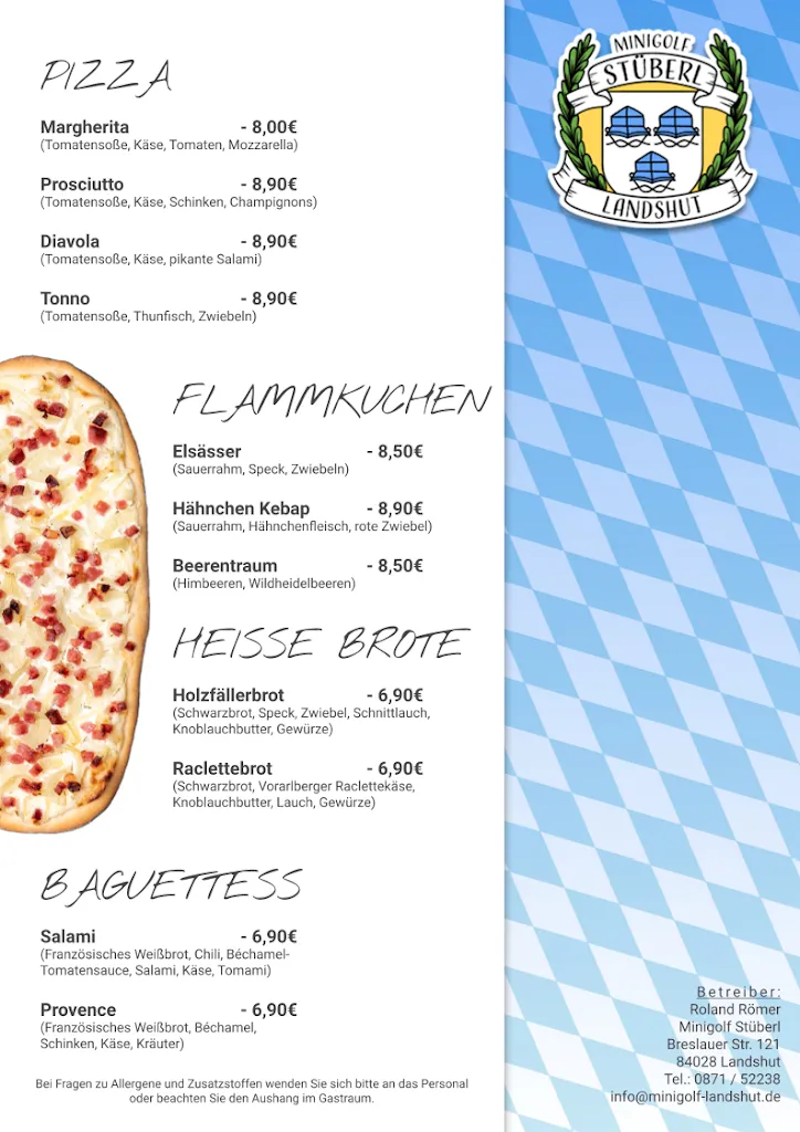 Menü_Minigolf Stüberl_Landshut_Bild_3