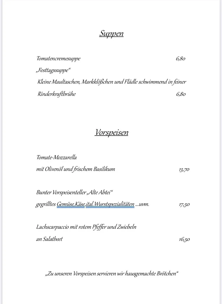 Menu_Restaurant Alte Abtei_Herrenalb_image_3