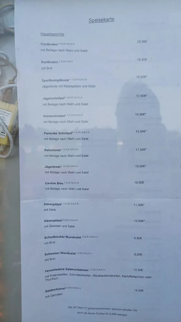 Menu_Vereinsgaststätte VfB Neuhütten Fam. Martin u. Petra Schubert_Wüstenrot_immagine_1