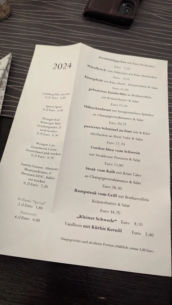 Menu_Das Restaurant_Eisenhüttenstadt_immagine_1