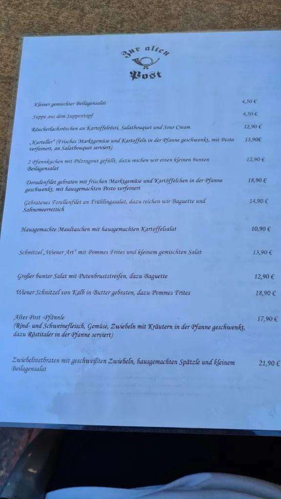 Menu_Restaurant Zur Alten Post_Herrenalb_image_4