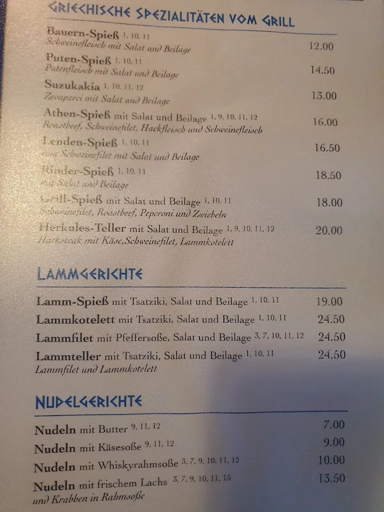 Menu_Restaurant Parthenon_Neunkirchen_immagine_4