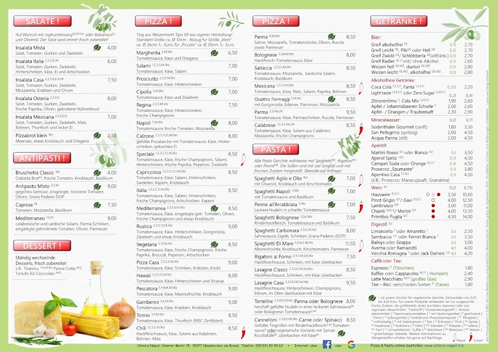 Menü_Osteria Napoli_Brand_Bild_1