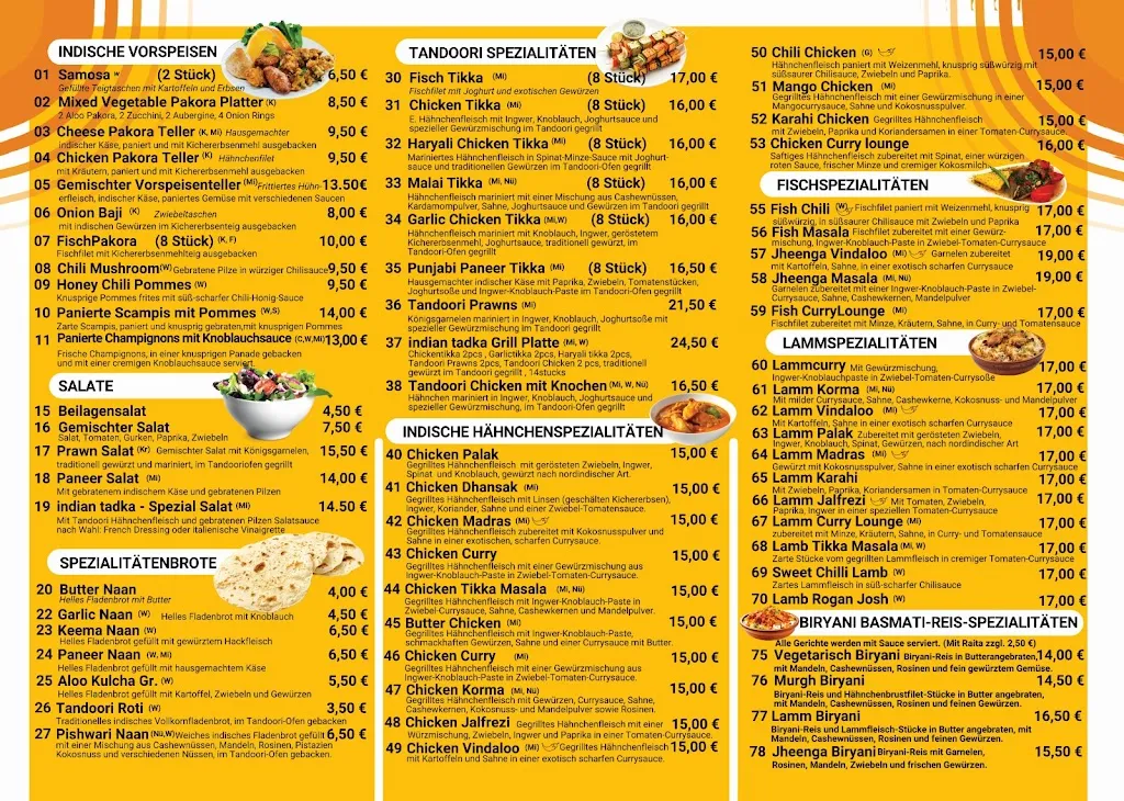 Menu_INDIAN TADKA_Neunkirchen_image_1