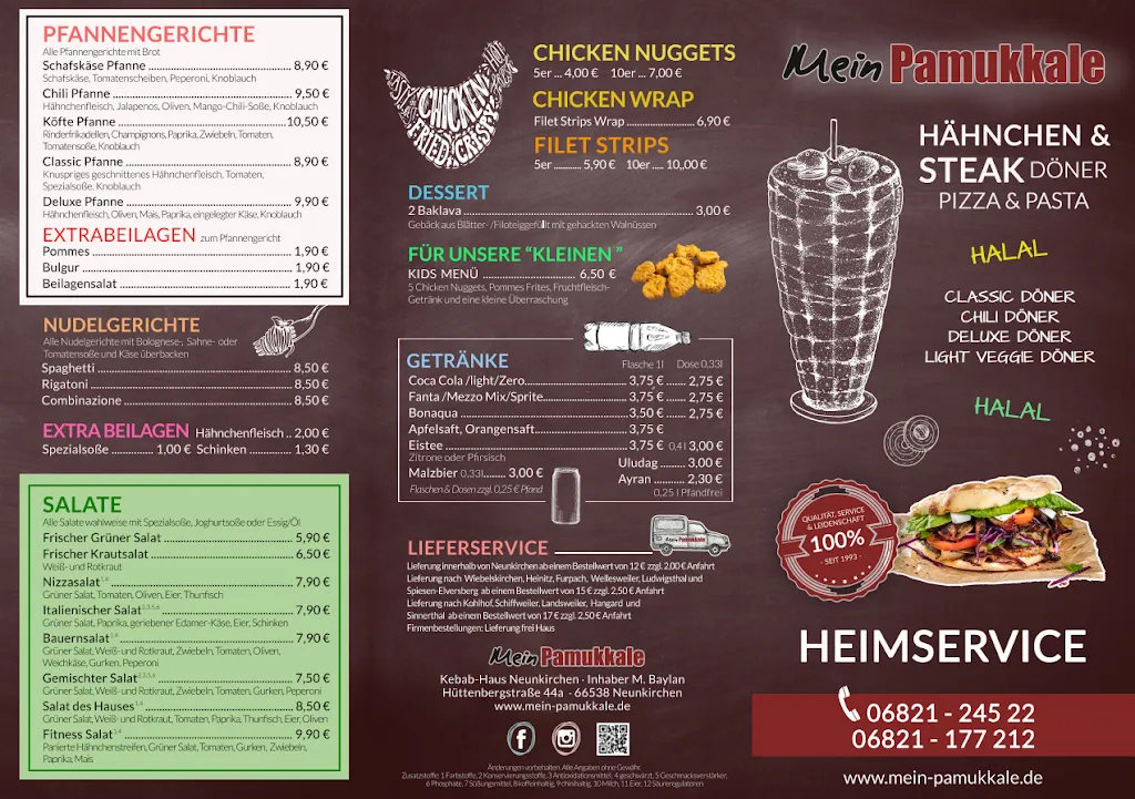 Menu_Mein Pamukkale Kebabhaus Neunkirchen_Neunkirchen_image_1