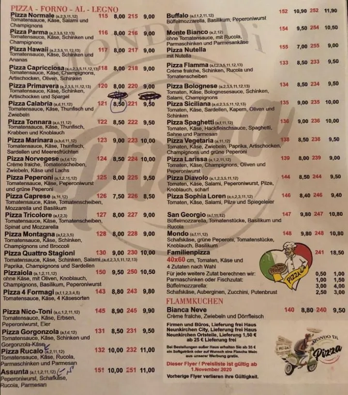 Menu_Mondo di Pizza Neunkirchen_Neunkirchen_image_2