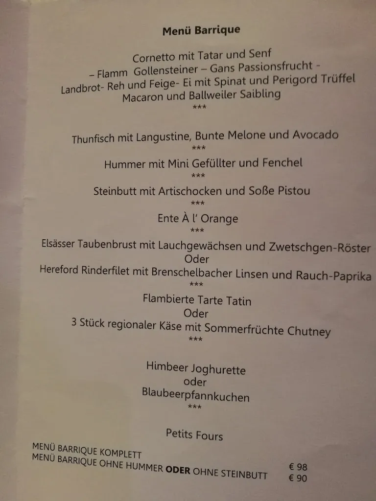 Menu_Hämmerles Restaurant_Blieskastel_immagine_2