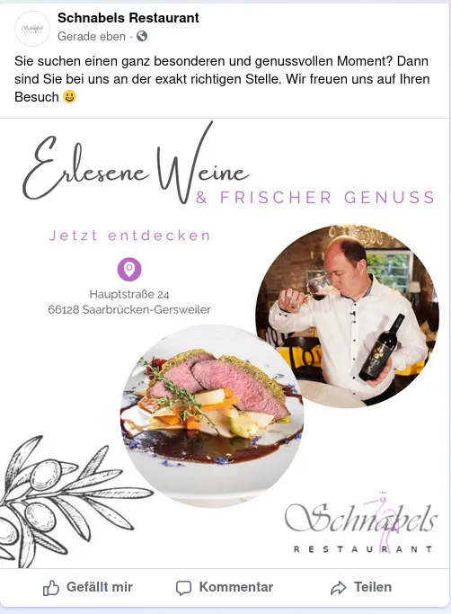 Menu_Schnabels Restaurant_Saarbrücken_immagine_1