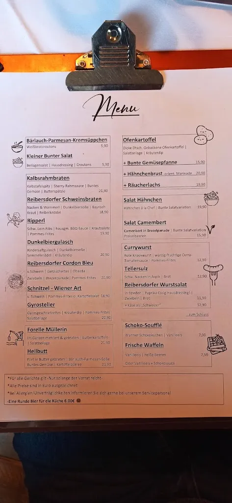 Menu_Reibersdorfer Hof_Parkstetten_immagine_3