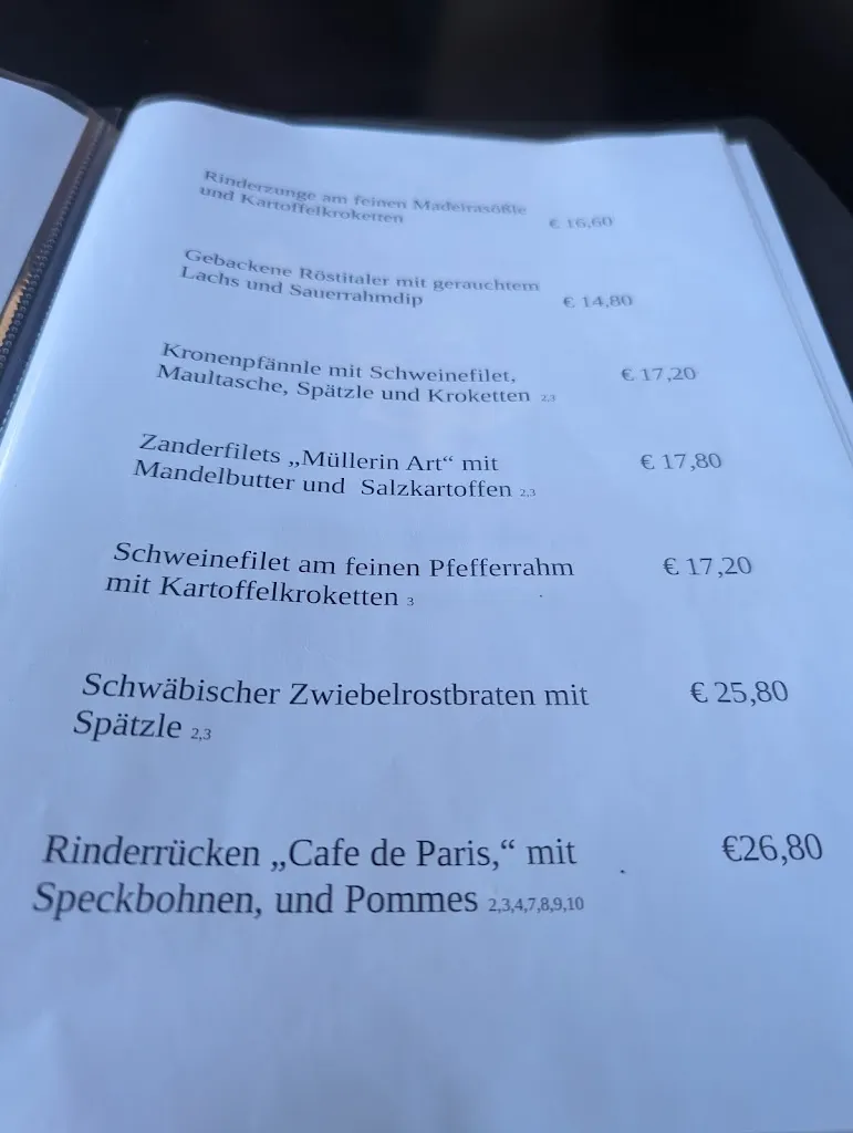 Menu_Gasthaus Krone_Dürrheim_immagine_3