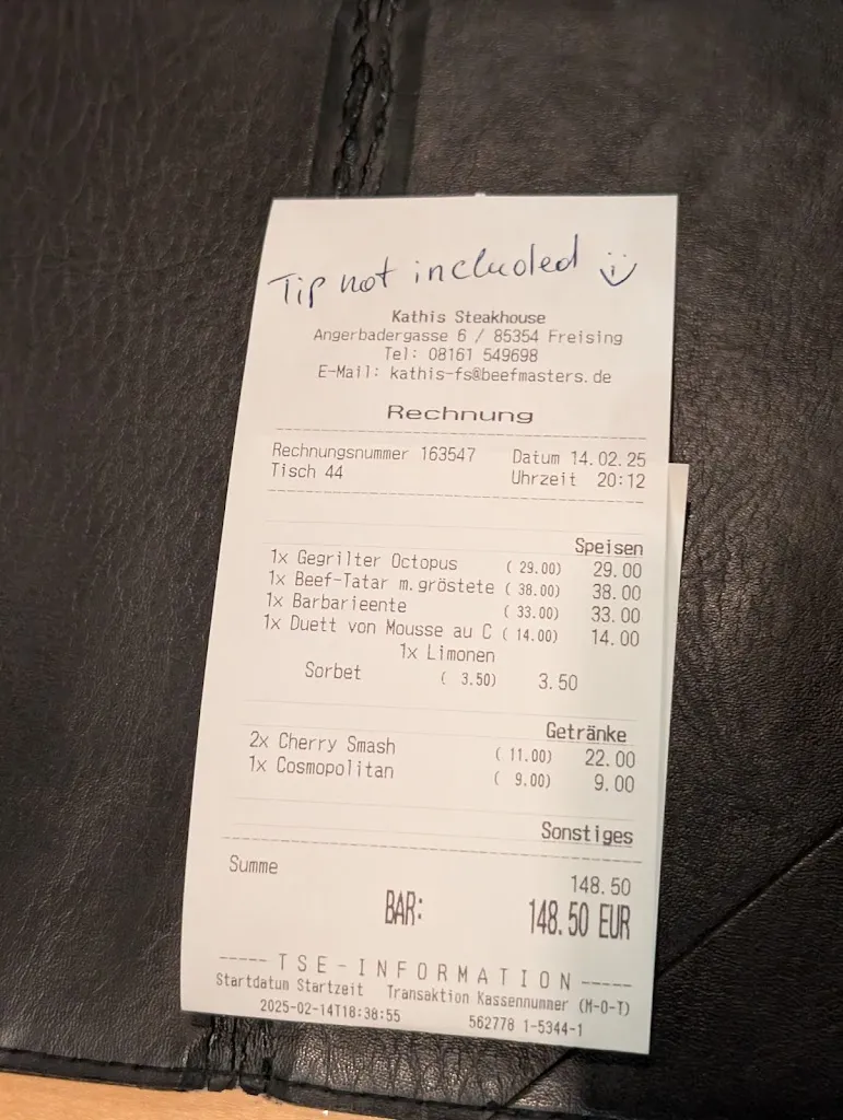 Brett Chatfield_Kathi's Steakhaus_Freising_review