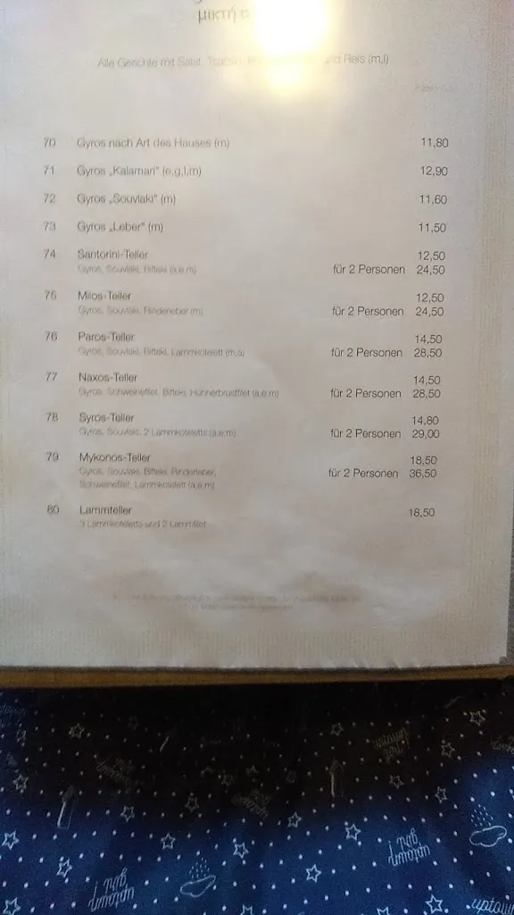 Menu_Janni's Mykonos Restaurant - griechische Spezialitäten_Dürrheim_image_2