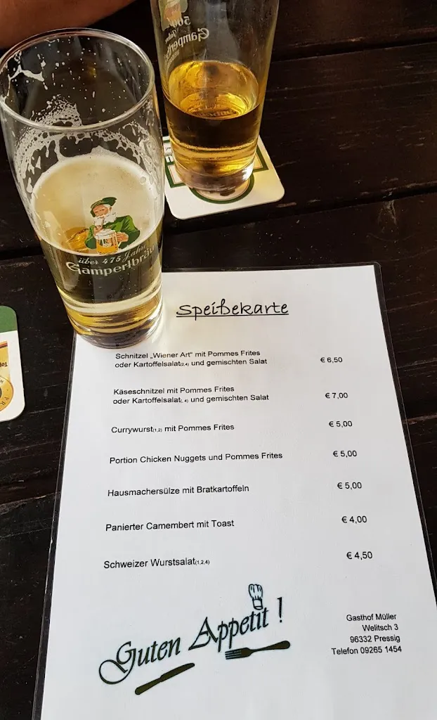 Menu_Gasthaus Müller, Inh Christian Nickel_Pressig_image_1