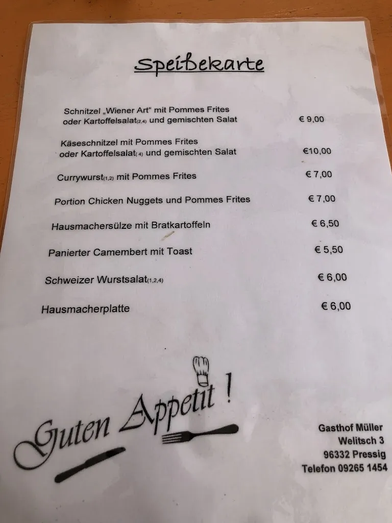 Menu_Gasthaus Müller, Inh Christian Nickel_Pressig_image_3