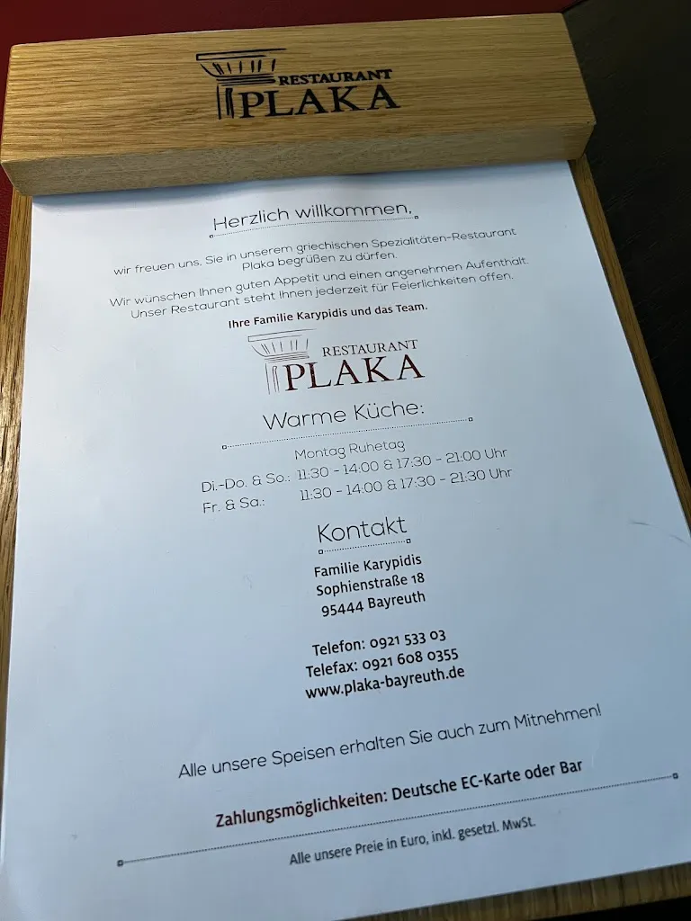Menu_Plaka Restaurant_Bayreuth_image_1