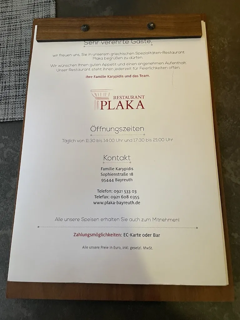 Menu_Plaka Restaurant_Bayreuth_image_2