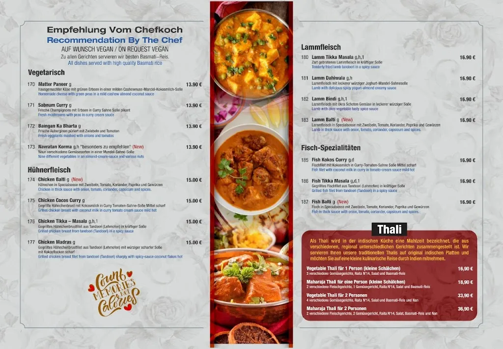 Menu_Maharaja Indian Restaurant_Chiemsee_image_4