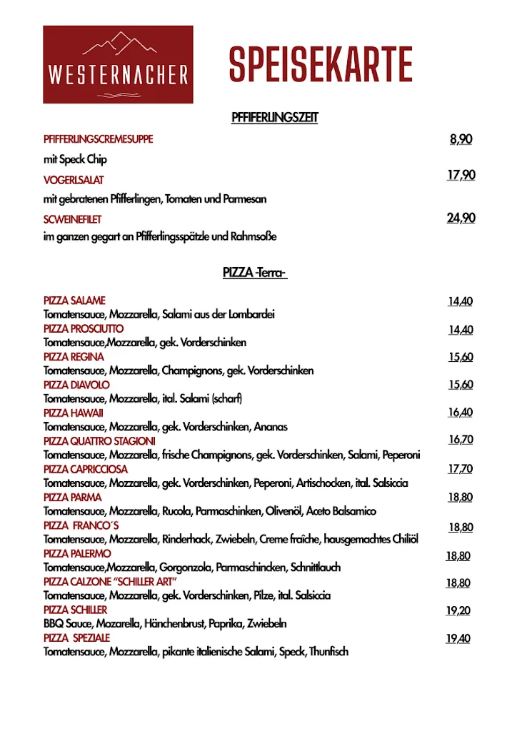 Menu_Restaurant Westernacher Chiemsee_Chiemsee_immagine_3