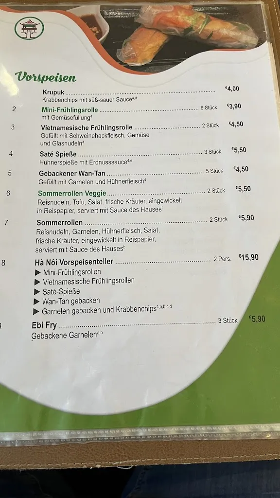 Menu_Hanoi Restaurant_Chiemsee_image_1