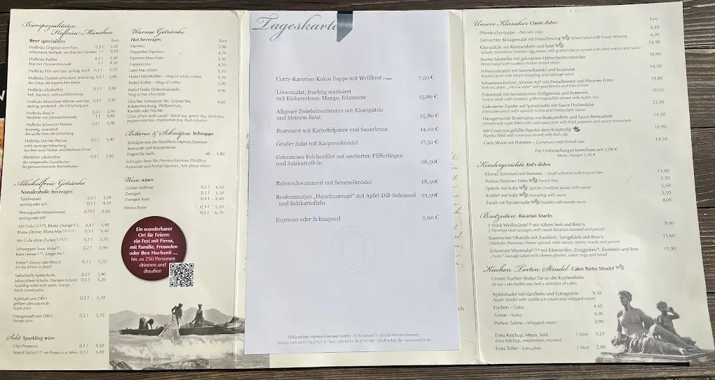 Menu_Schlosswirtschaft Herrenchiemsee_Herrenchiemsee_immagine_2