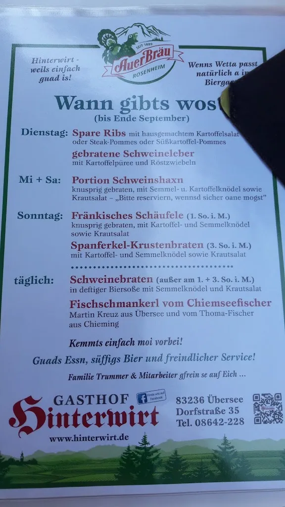 Menu_Gasthof Hinterwirt mit Biergarten_Übersee_image_1